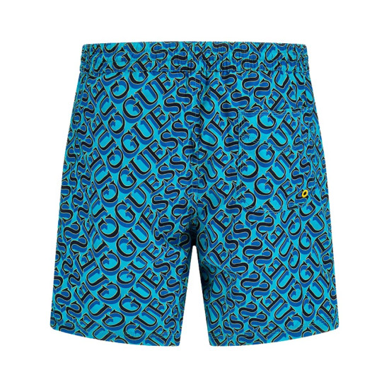 Guess Ανδρικό μαγιό Swimtrunk Medium Logo AOP
